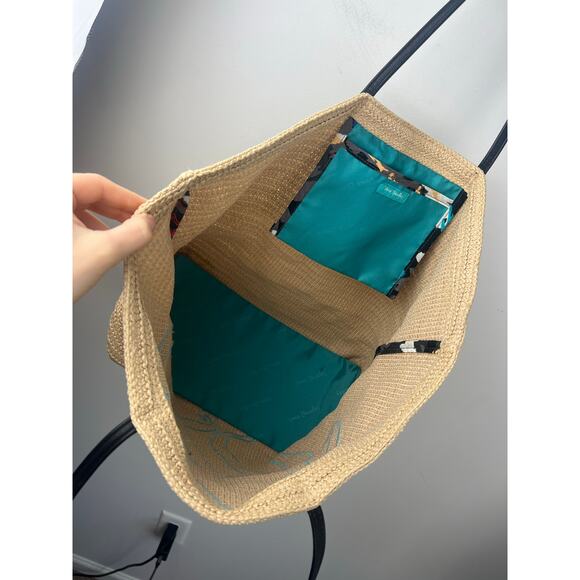 Vera Bradley Tan Shoulder Bag with Multicolor Octopus Design - Picture 4 of 6